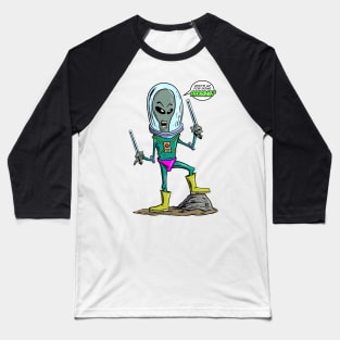 Alien Probing Baseball T-Shirt